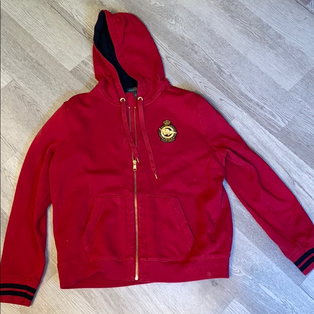 Ralph Lauren zip up hoodie